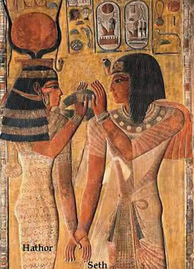 Hathor and Seth